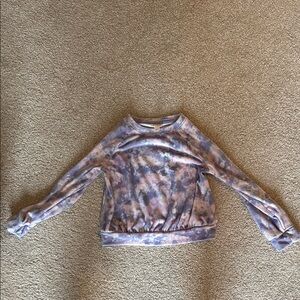 Cat & Jack Lavender Tie-Dye Top